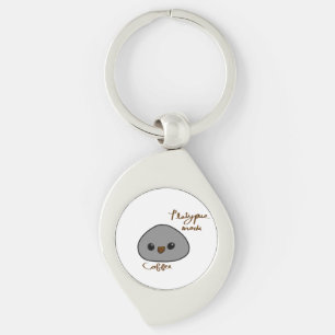 Cute Mochi Funny Animal Mochi Platypus Key Ring