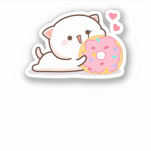 Cute Mochi Peach Cat