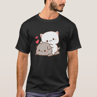 cute mochi peach cat Classic  T-Shirt