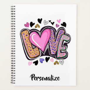 Cute Modern Artsy LOVE – Valentine’s Day Planner