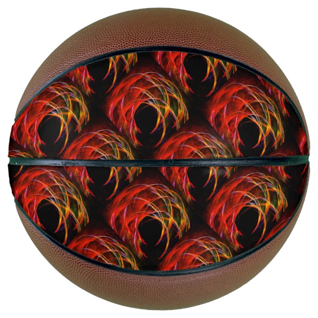 Cute Modern Boho Elegant Abstract Art Pattern #503 Basketball (Front)