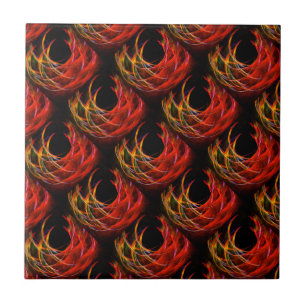 Cute Modern Boho Elegant Abstract Art Pattern #503 Ceramic Tile