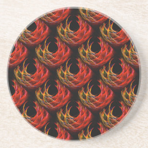 Cute Modern Boho Elegant Abstract Art Pattern #503 Coaster