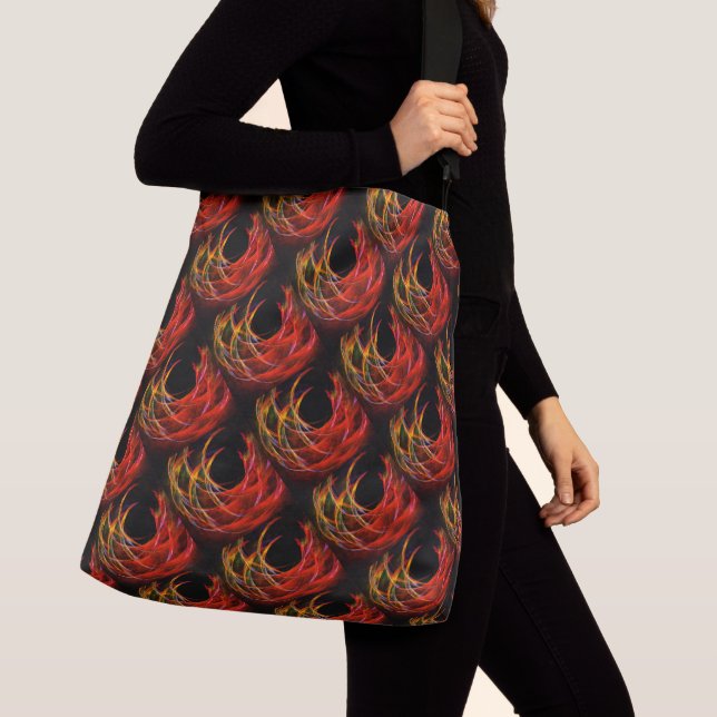 Cute Modern Boho Elegant Abstract Art Pattern #503 Crossbody Bag (Close Up)