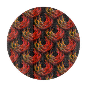 Cute Modern Boho Elegant Abstract Art Pattern #503 Cutting Board