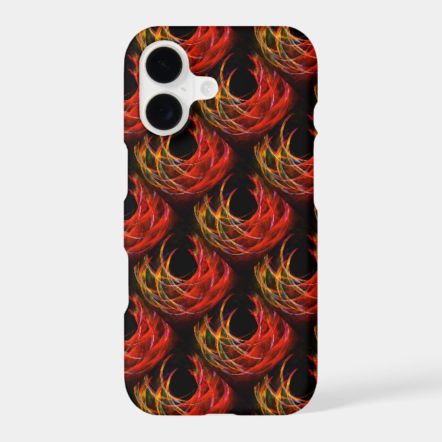 Cute Modern Boho Elegant Abstract Art Pattern #503 iPhone Case (Back)