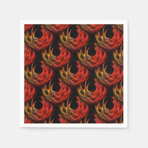Cute Modern Boho Elegant Abstract Art Pattern #503 Napkin