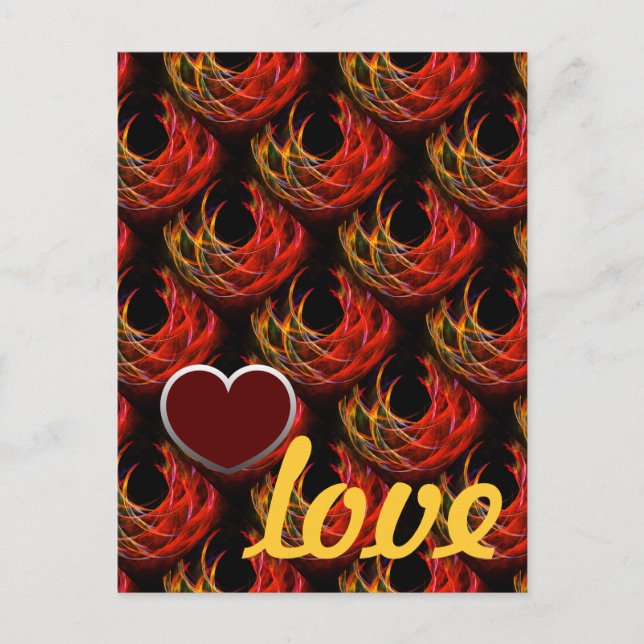 Cute Modern Boho Elegant Abstract Art Pattern #503 Postcard (Front)