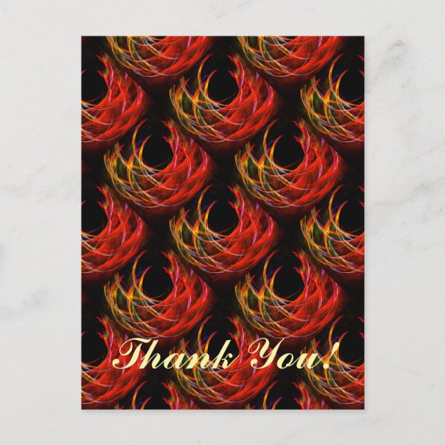 Cute Modern Boho Elegant Abstract Art Pattern #503 Postcard (Front)