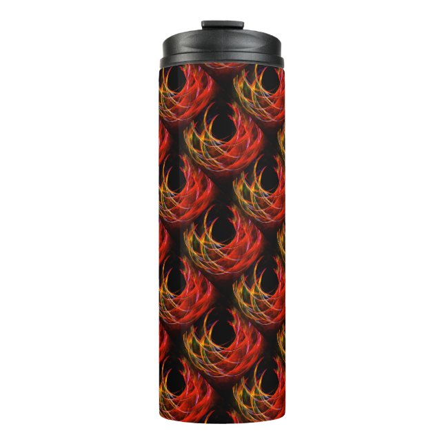 Cute Modern Boho Elegant Abstract Art Pattern #503 Thermal Tumbler (Front)