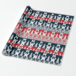 Cute & Modern Christma Snowman Knitted  Wrapping Paper<br><div class="desc">Trendy,  one-of-a-kind designs,  trendy and modern Christma Snowman knitted  Mugs, socks,  t-shirts,  sweatshirts,  and more.  Embark on this momentous event with your loved ones and friends and enjoy one of our chic Holiday Knitted Designs for a Merry Christmas</div>