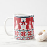 Cute & Modern Christmas  Snowman Knitted  Coffee Mug<br><div class="desc">Trendy,  one-of-a-kind designs,  trendy and modern Christma Snowman knitted  Mugs, socks,  t-shirts,  sweatshirts,  and more.  Embark on this momentous event with your loved ones and friends and enjoy one of our chic Holiday Knitted Designs for a Merry Christmas</div>