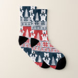 Cute & Modern Christmas Snowman Knitted  Socks<br><div class="desc">Trendy,  one-of-a-kind designs,  trendy and modern Christma Snowman knit socks,  t-shirts,  sweatshirts,  and more.  Embark on this momentous event with your loved ones and friends and enjoy one of our chic Holiday Knitted Designs for a Merry Christmas</div>
