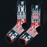 Cute & Modern Christmas  Snowman Knitted  Socks<br><div class="desc">Trendy,  one-of-a-kind designs,  trendy and modern Christma Snowman knit socks,  t-shirts,  sweatshirts,  and more.  Embark on this momentous event with your loved ones and friends and enjoy one of our chic Holiday Knitted Designs for a Merry Christmas</div>