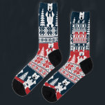 Cute & Modern Christmas  Snowman Knitted  Socks<br><div class="desc">Trendy,  one-of-a-kind designs,  trendy and modern Christma Snowman knit socks,  t-shirts,  sweatshirts,  and more.  Embark on this momentous event with your loved ones and friends and enjoy one of our chic Holiday Knitted Designs for a Merry Christmas</div>