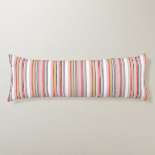 Cute modern colourful stripes body cushion