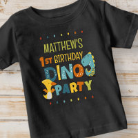 Cute Modern Dino Dinosaur Kid's Birthday Party