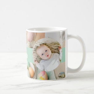 Cute Modern Easter collage scrapbook photo  Coffee Mug