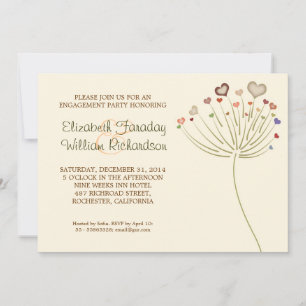 cute modern engagement invitations