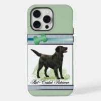 Cute Modern Flat-Coated Retriever Dog Art