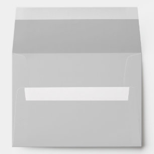 Cute Modern Grey Gender Neutral Baby Shower Envelope