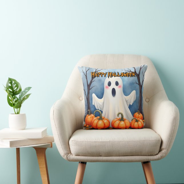 Cute Modern Halloween Spooky Collection Cushion (Chair)