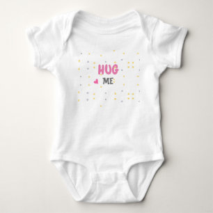Cute Modern Hug Me Infant Outfit Baby Bodysuit