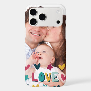 Cute Modern Love and Hearts Custom Photo