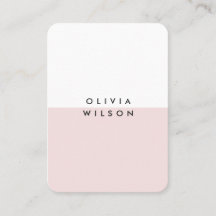 Cute Modern Minimalist Pink White