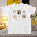 Cute Modern Photo Collage I Love You Grandma Kids T-Shirt<br><div class="desc">Modern simple cute photo collage with artistic typography with dedication to your beloved grandmother to celebrate Mother's Day or grandma's birthday with this unique t-shirt. Personalise it with your best photos and name.</div>