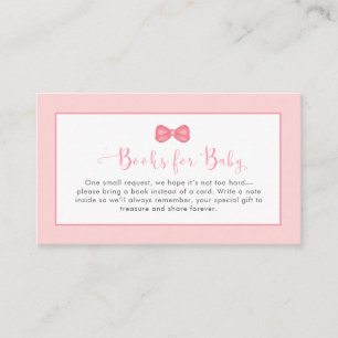 Cute Modern Pink Tutu Ballerina Ballet Girl Enclosure Card