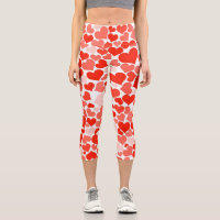 Cute Modern Red Heart Pattern