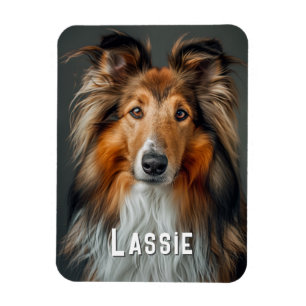 Cute Modern Refrigerator Dog Pet Photo Magnet