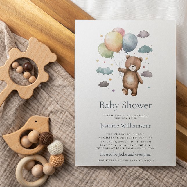 Cute modern simple baby shower Invitation (Creator Uploaded)