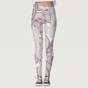 Cute modern watercolor Girly pattern Dusty design Leggings