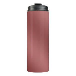 Cute Modern Watercolor gradient solid red colour Thermal Tumbler