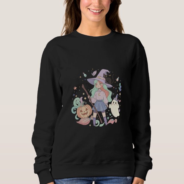 Cute Modern Witch Sweatshirt (Front)