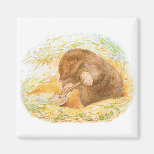 Cute Mole (Animal Art for Kids) (Beatrix Potter) Magnet