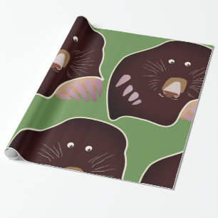 Cute Mole Kids Party Gift Wrapping Paper