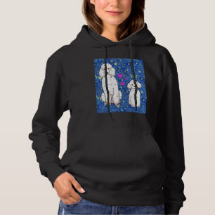 Cute Mom Poodles Dog Poodle Paint Hoodie