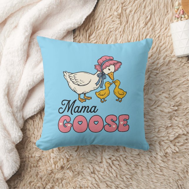 Cute Momma goose word art  Cushion (Blanket)