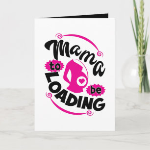 Cute Momma making word art  Card