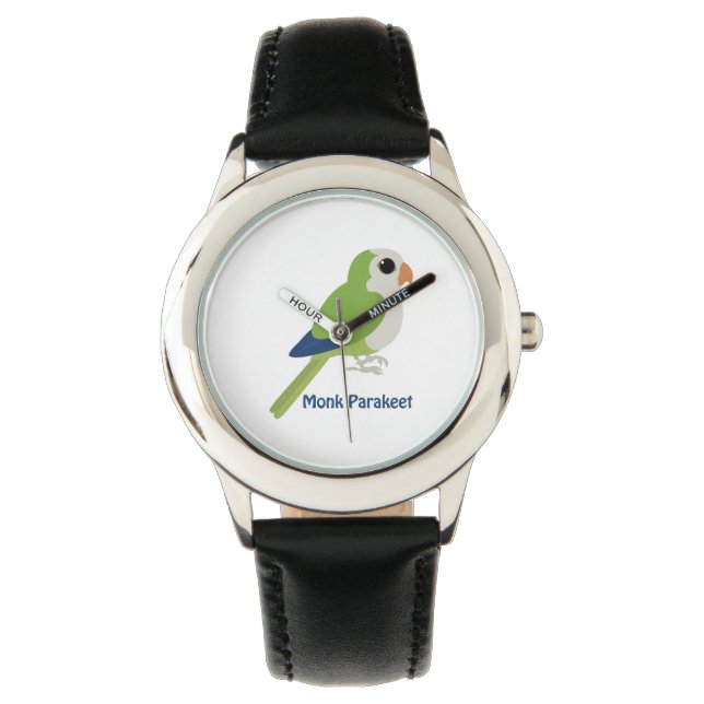 Cute Monk Parakeet Watch (Front)