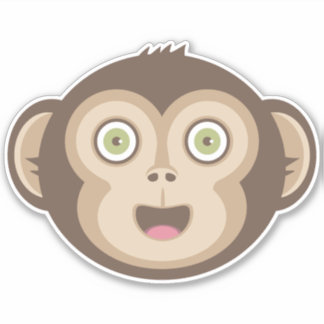Cute Monkey - Adorable Chimpanzee Happy Face 