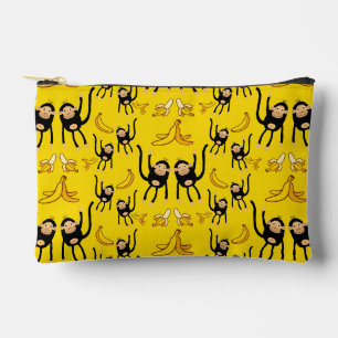 Cute Monkey Birthday Accessory Pouch