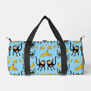 Cute Monkey Birthday Duffle Bag