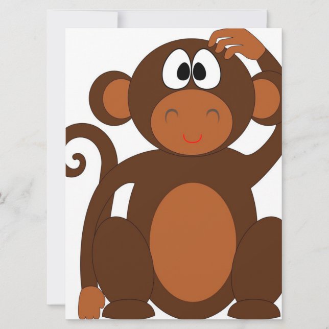 cute monkey|  Cute Canvas (Front)