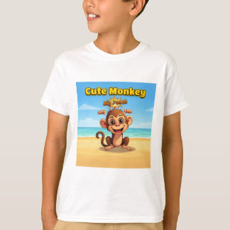 cute monkey design for t-shirt