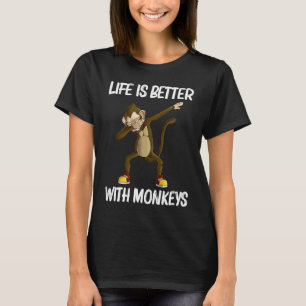 Cute Monkey For Men Women Gorilla Ape Chimpanzee T-Shirt