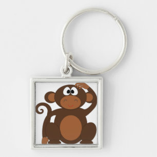 Cute Monkey Key Ring